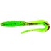 Силиконка для рыбы, Taipan Crazy Sweep, 2,5 дюйма, 12шт/уп, цвет №08 Green neon